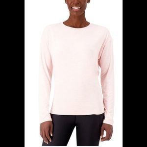 AB by Addison Bay Tie Back Long Sleeve Top Pink Heather - Regular